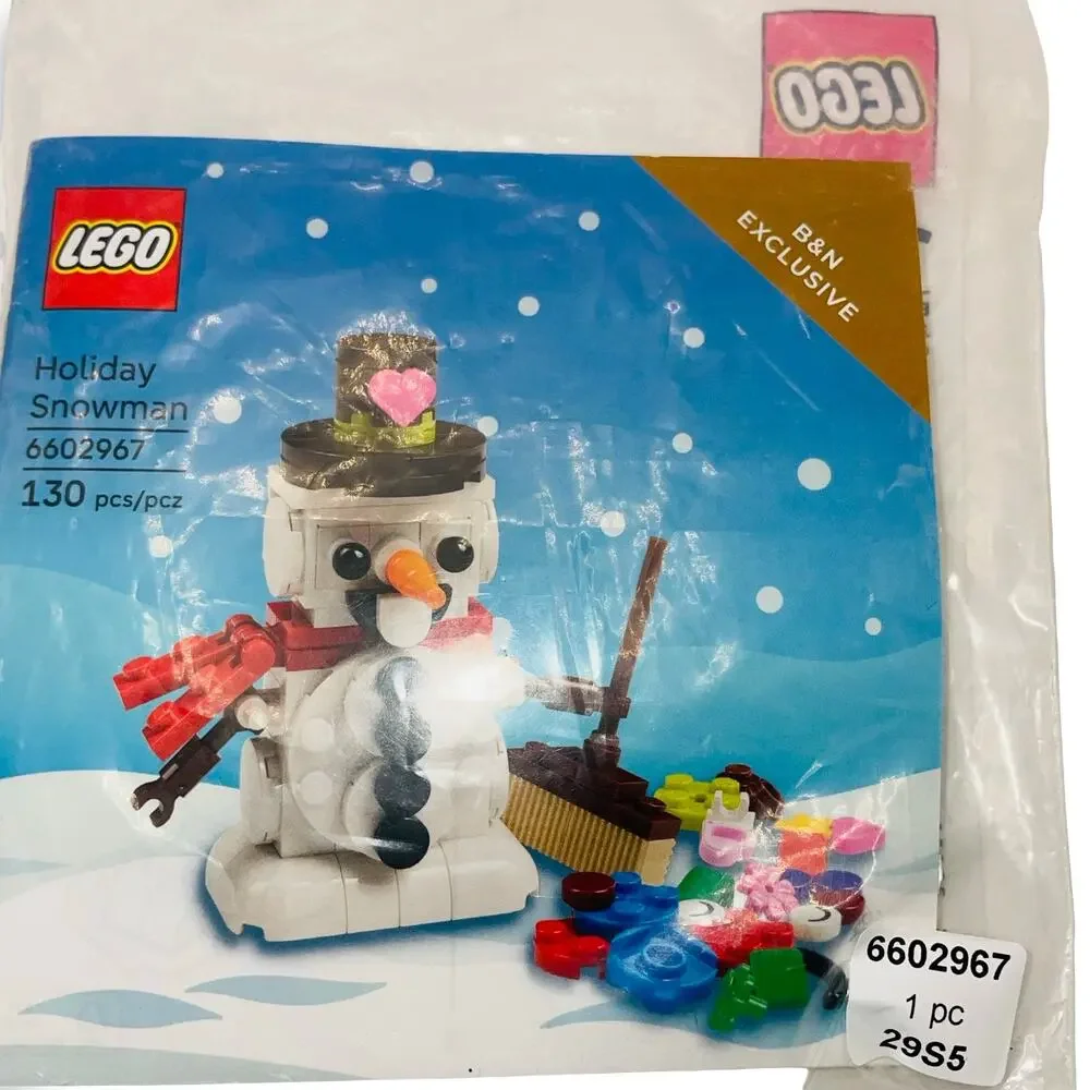 LEGO 6602967 Holiday Snowman Barnes & Noble Exclusive Building Set Christmas NEW